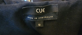 Cue black cropped jacket size 10