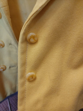 Yellow wool mix jacket size 10