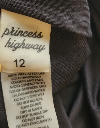 Princess Highway black print bikini size 12