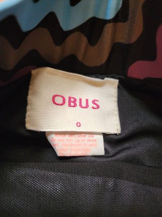 Obus unique print bather bottoms size 0