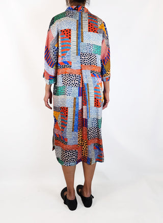 Gorman + Julia Flannagan silk mix dress size 10