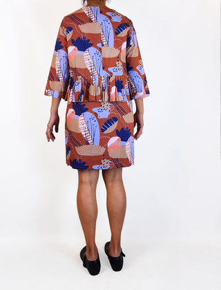 Leonard St unique print dress size 10