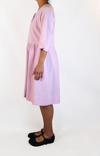 Elm pink linen viscose dress size 10