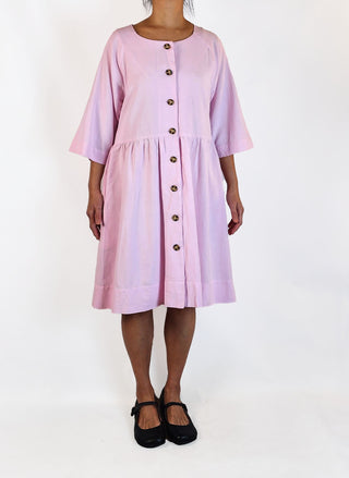 Elm pink linen viscose dress size 10