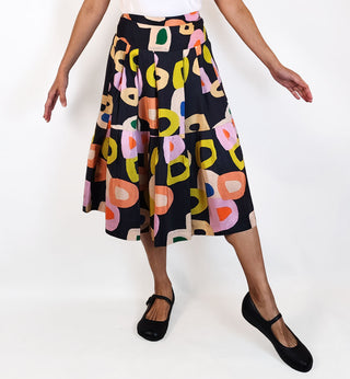 Gorman vintage100% silk skirt size 10