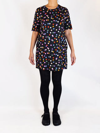 Miranda Murphy black cotton dress size 10