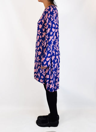 Mister Zimi blue and pink dress size 10