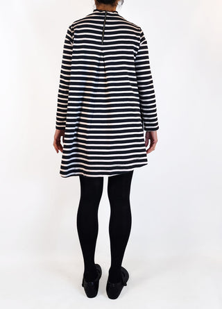 Gorman black and white striped dress size 10