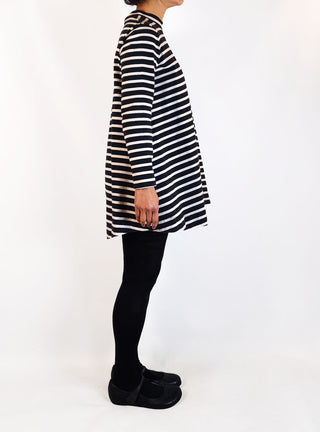 Gorman black and white striped dress size 10