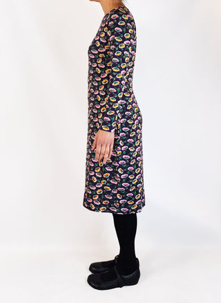 Leona Edminston purple floral dress size 10