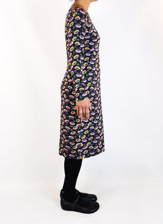 Leona Edminston purple floral dress size 10