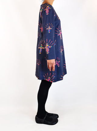 Harvest Lane navy cotton dress size 10