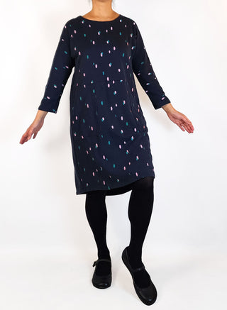 Elm navy cotton dress size 10