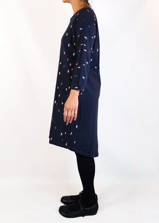 Elm navy cotton dress size 10