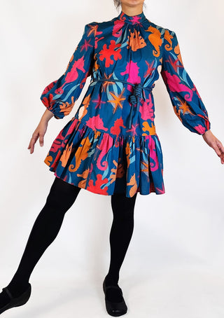 Jericho Road 'deep water whimsy' dress size 10