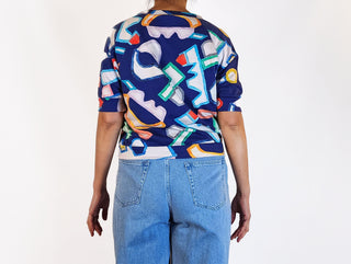 Gorman + Julia Flanagan unique print top size 10