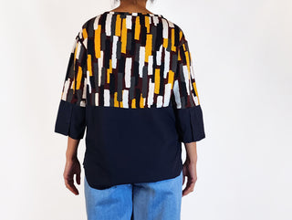 COS navy knit top size 10