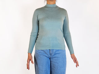 McIntyre Merino blue top size 10