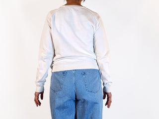 Castle white unique print top size 10