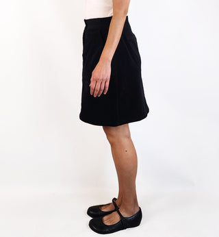 Elm black cord skirt size 10