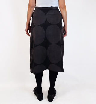 Marimekko + Uniqlo black and grey skirt size 10