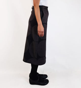Marimekko + Uniqlo black and grey skirt size 10