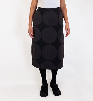 Marimekko + Uniqlo black and grey skirt size 10