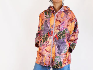Gorman unique print rain jacket size 8 to 12