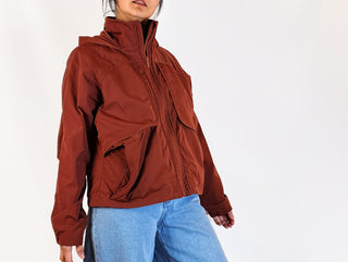 Lorna Jane brown rain jacket size 10