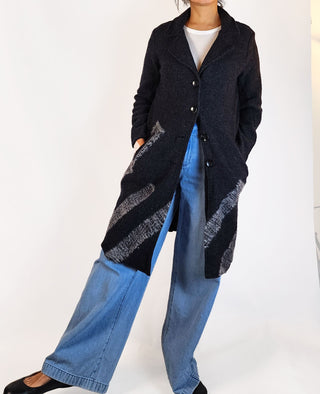 Seesaw grey wool coat size 10