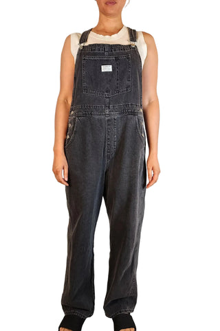 Levi's black cotton jumpsuit size 12