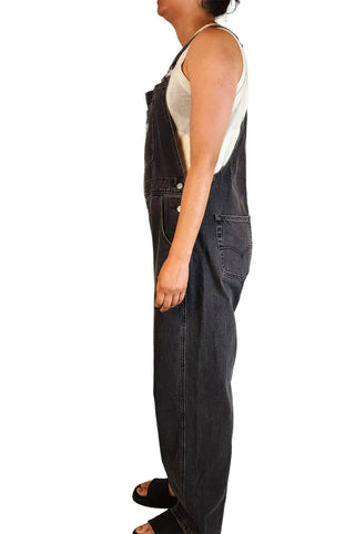 Levi's black cotton jumpsuit size 12