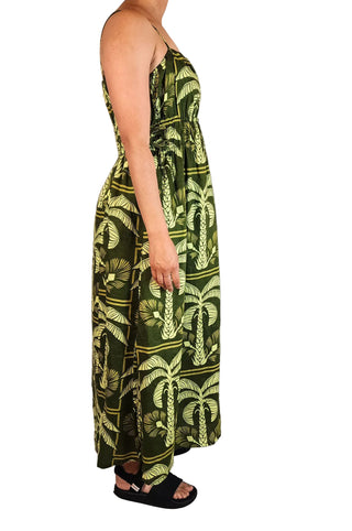 Country Road green linen dress size 12