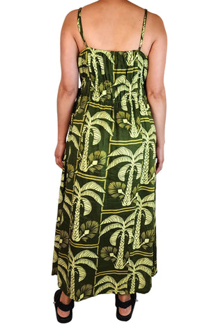 Country Road green linen dress size 12