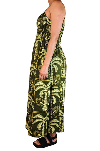 Country Road green linen dress size 12
