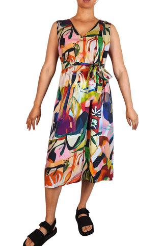 Gorman + Megan Grant unique print dress size 12