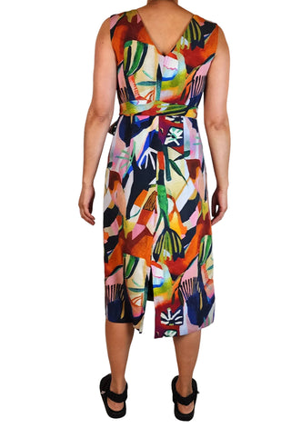 Gorman + Megan Grant unique print dress size 12