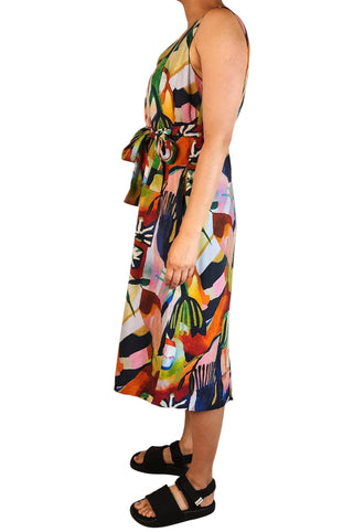 Gorman + Megan Grant unique print dress size 12