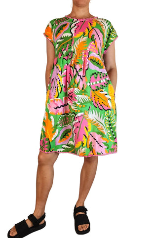 Gorman unique print cotton dress size 12