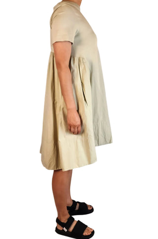 COS beige cotton dress size 12