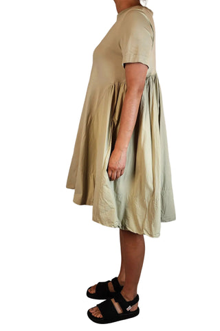COS beige cotton dress size 12