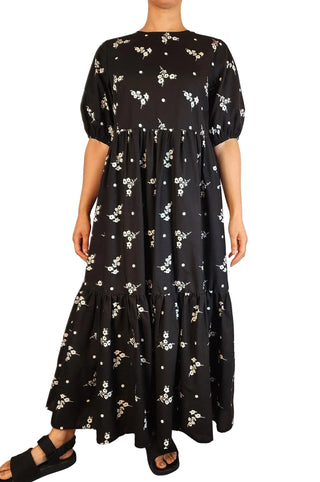 ASOS Design black cotton dress size 12