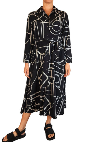 Olga De Polga black and white dress best fits size 12