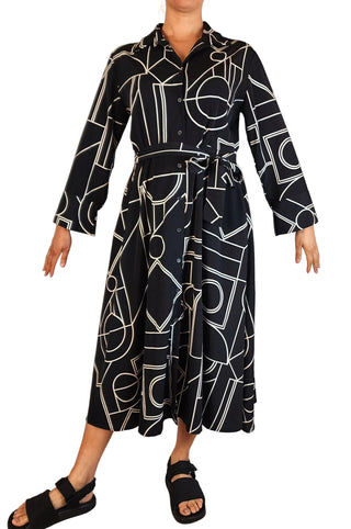 Olga De Polga black and white dress best fits size 12