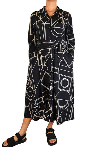 Olga De Polga black and white dress best fits size 12
