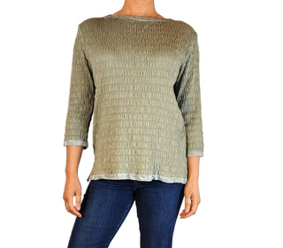 Verge green top size 12 made in NZ