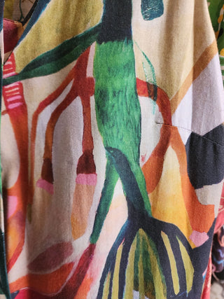 Gorman + Megan Grant unique print dress size 12