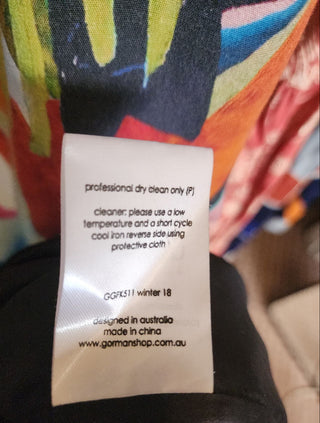 Gorman + Megan Grant unique print dress size 12