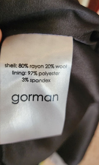 Gorman + Megan Grant unique print dress size 12