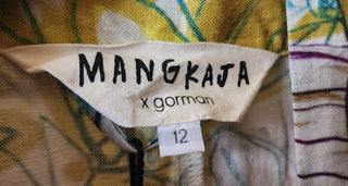 Gorman + Mangkaja unique print linen dress size 12